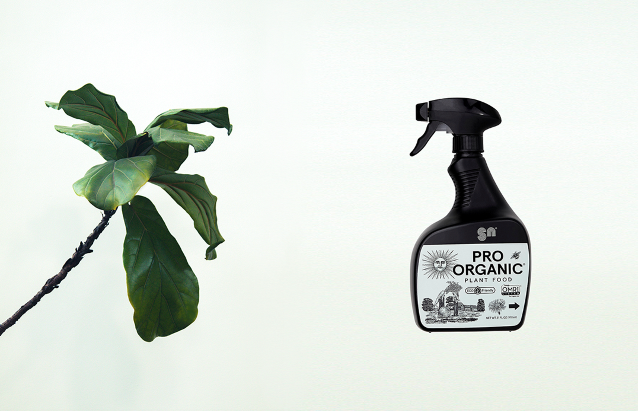 Image of PRO ORGANIC Foliar Feeding Spray with a healthy plant.